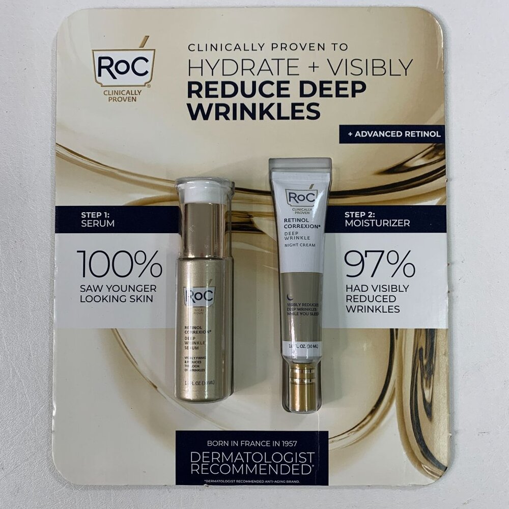 RoC Retinol Correxion Deep Wrinkle Serum & Night Cream Set
